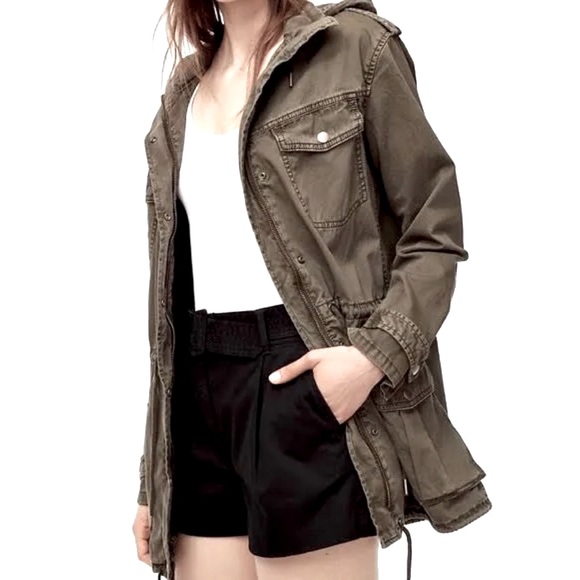 Aritzia Jackets & Blazers - Aritzia Army Green Utility Jacket Size XS